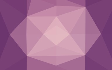 Light Purple vector abstract polygonal texture.