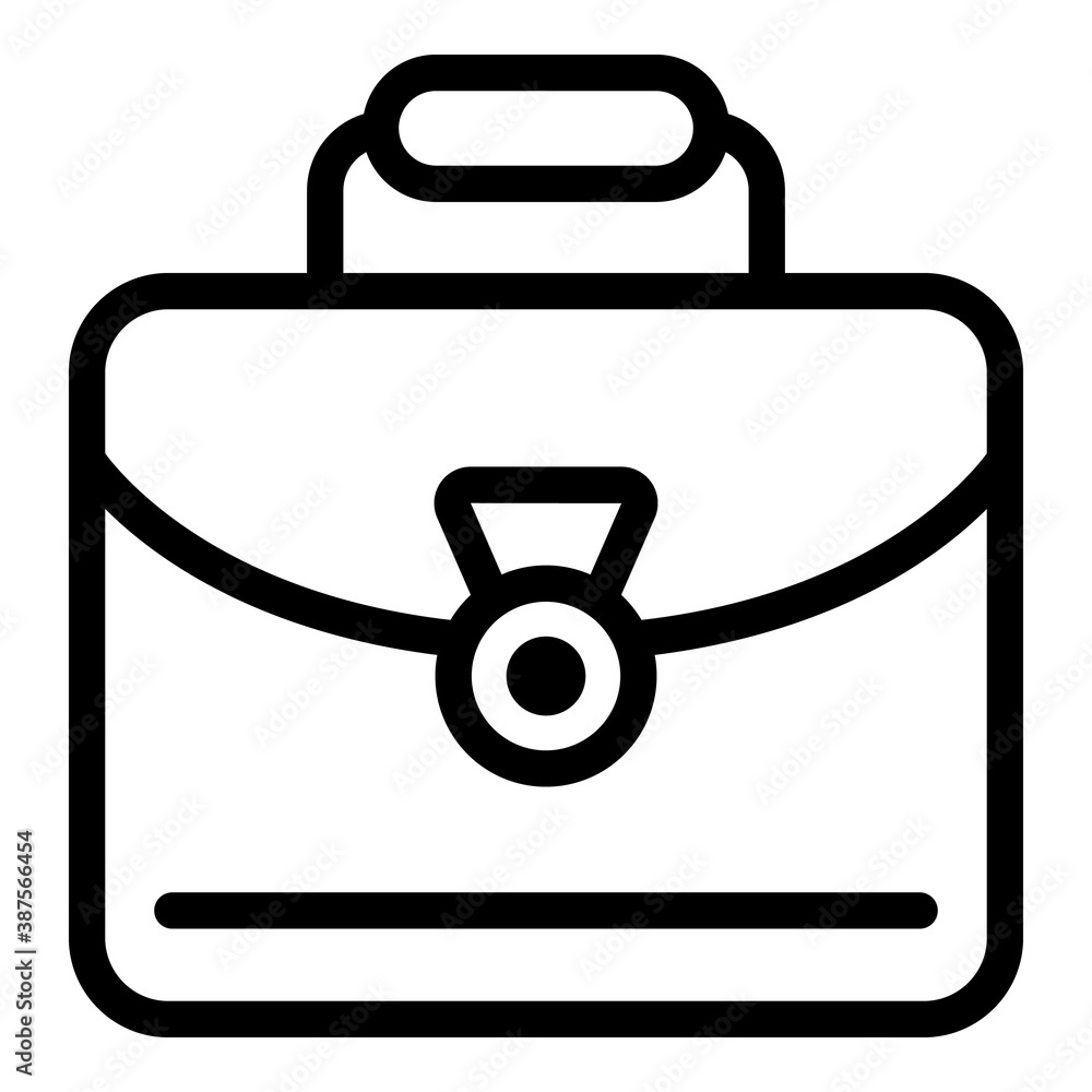 Aufkleber adaptation manager case icon. outline adaptation manager case vector icon for web design isolated on