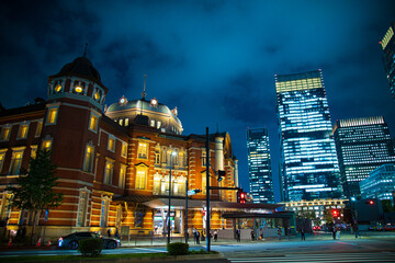 Fototapeta na wymiar 東京駅周辺の風景