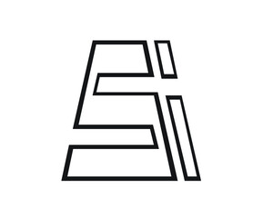 l h and s i and s c logo letters and logo designs