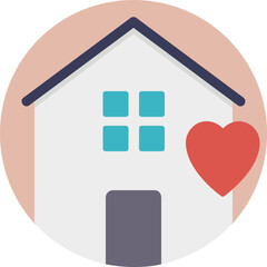 
The outer view of an apartment, residential building
