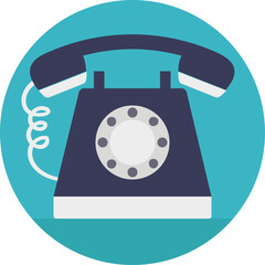
Telephonic chat, contact design icon

