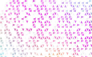 Light Pink vector pattern in polygonal style.