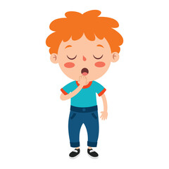 Poses And Expressions Of A Funny Boy