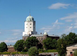 Vyborg, view from the side of the Gulf of Vyborg