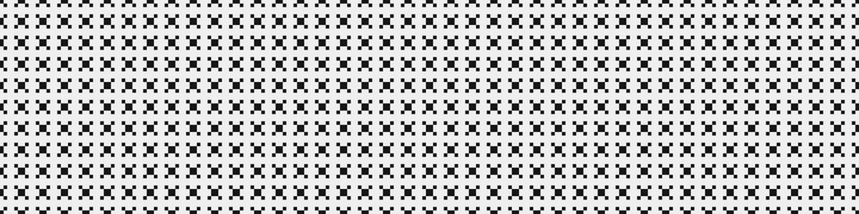 Fototapeta premium Abstract Cross Pattern Dots Logo generative computational art illustration