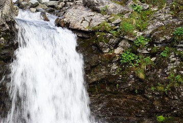 Surprisingly beautiful waterfall in Khibiny