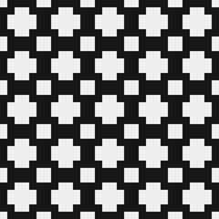 Abstract Cross Pattern Dots Logo generative computational art illustration