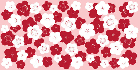 Ume bloosom illustration_3 types