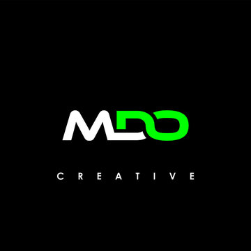 MDO Letter Initial Logo Design Template Vector Illustration	
