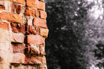 Alte Ziegelwand