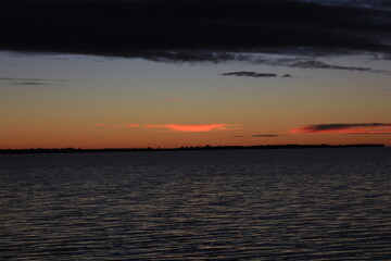 Incredible amazing, colorful sunsrise in Australia, East Coast, down under
