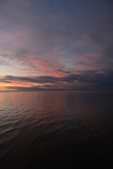 Incredible amazing, colorful sunsrise in Australia, East Coast, down under