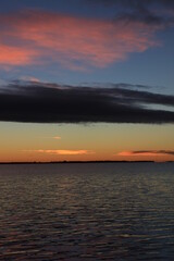 Incredible amazing, colorful sunsrise in Australia, East Coast, down under