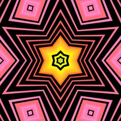 Pattern design made with the help of graphics editing and formatting.