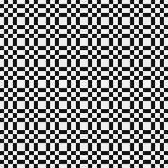 Fototapeta premium Abstract Cross Pattern Dots Logo generative computational art illustration