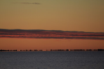 Incredible amazing, colorful sunsrise in Australia, East Coast, down under