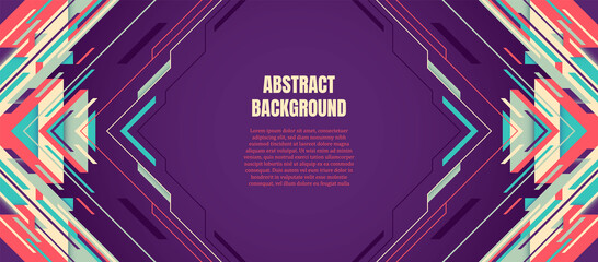 Abstract background design in geometric style with lines. Vector illustration.