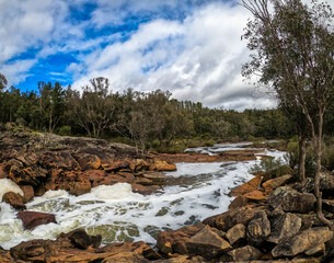 Walk near River in Lane Poole Reserve Western Australia.