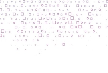 Light Pink vector texture with disks, rectangles.