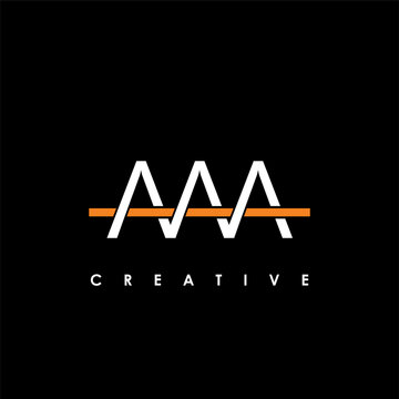 AAA Letter Initial Logo Design Template Vector Illustration	
