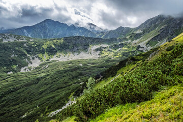 Fototapeta na wymiar Western Tatras scenery, Slovakia, hiking theme