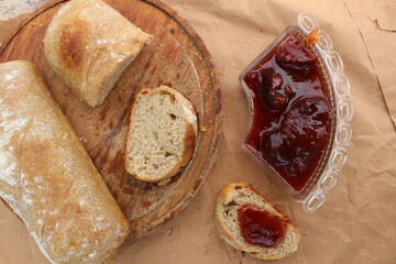 bread with jam