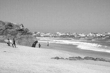 Beach Black and white
