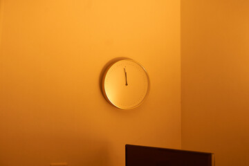 Yellow clock