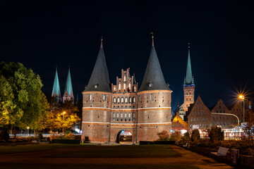 Obraz premium Holstentor Lübeck