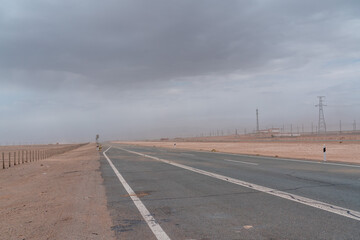 Fototapeta premium road in the desert