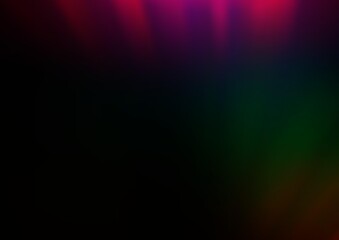 Dark Multicolor, Rainbow vector abstract bokeh pattern.