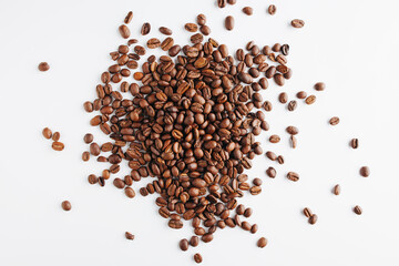 Coffee Beans on white background