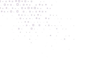 Light Purple vector layout with circle spots, cubes.