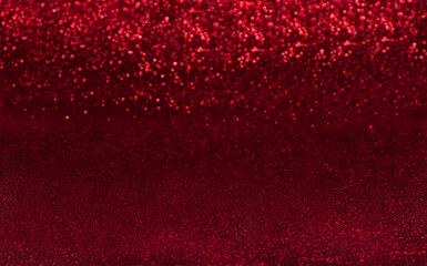 Defocused abstract red lights background. glitter lights background. defocused.