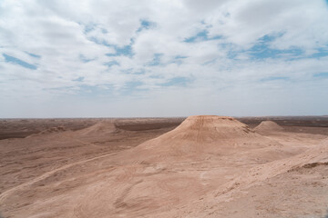 landscape in the desert adn sky