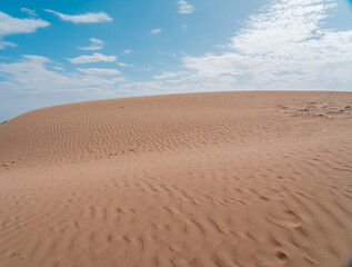 sand dunes in the desert