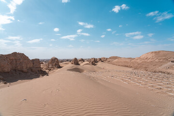 sand dunes in the desert
