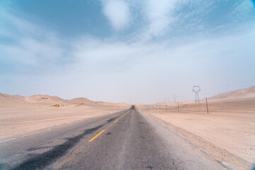 road in desert