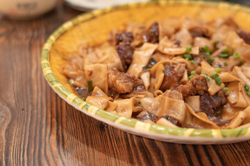 stew with vegetables and meat