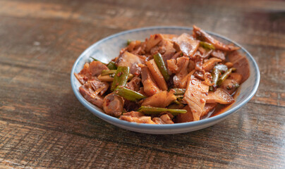 chicken and vegetable fry