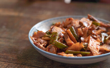 chicken and vegetable fry