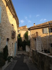 street in the provencal village