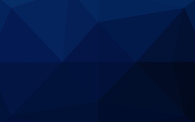 Obraz premium Dark BLUE vector shining hexagonal pattern.