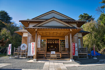 栃木県足利市の八雲神社の本堂