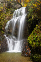Fototapeta na wymiar Der Niedersonthofener Wasserfall im Falltobel 