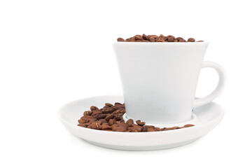 coffee on a white background