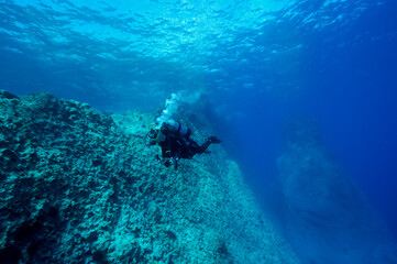 Naklejka na ściany i meble Reef scenic Cape Gelidonya Antalya Turkey