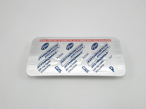 Pfizer azithromycin dihydrate zithromax antibacterial tablet in Manila, Philippines