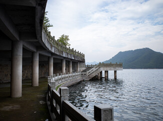 bridge over the lake